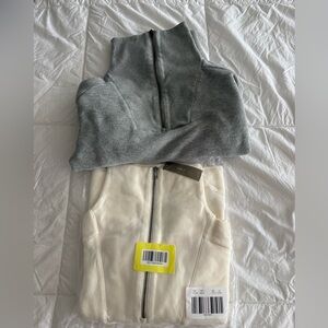 Lot of two cropped Jcrew Terry sweatshirts size xs